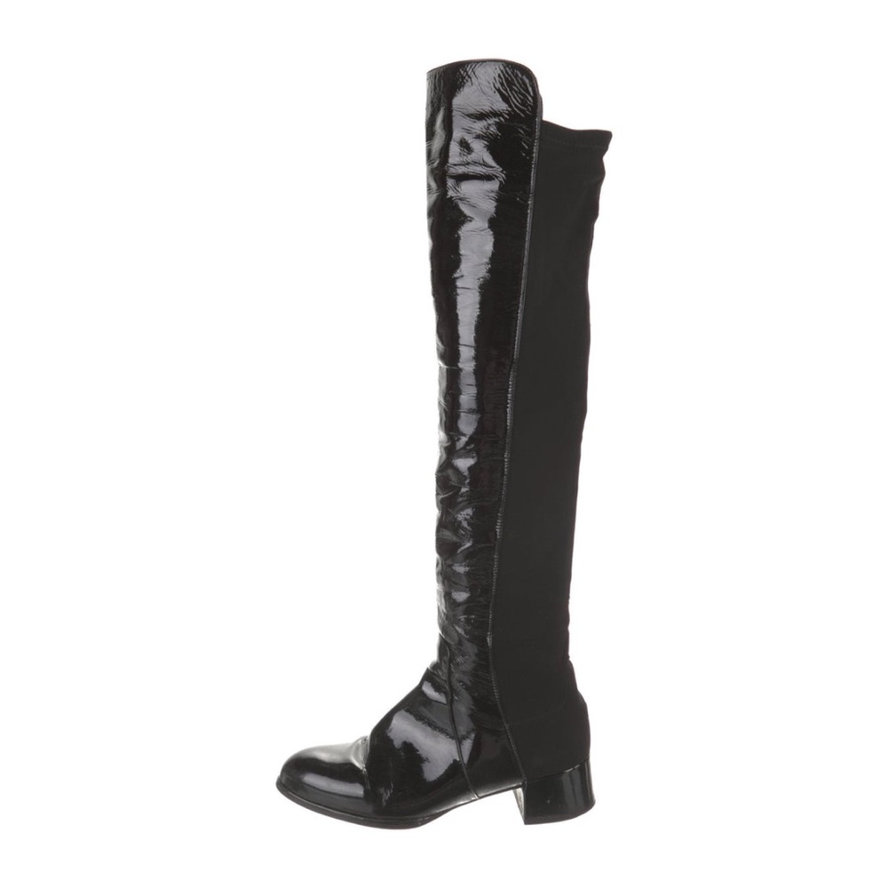Stuart Weitzman Patent Leather Over-The-Knee Boots
